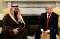 President Trump and Crown Prince Mohammed bin Salman