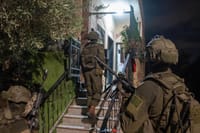 Nahal Brigade forces operating in Judea and Samaria