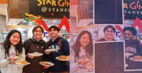 Left: the original photo; right: after AI editing