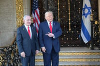 Trump and Netanyahu. Archive