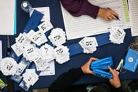 Ballot counting underway