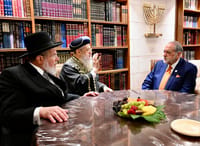 The ambassador with the Chief Rabbis