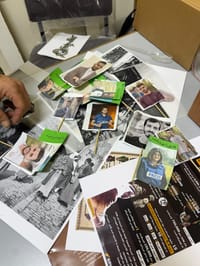 Materials seized in the raid