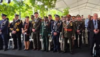The memorial ceremony