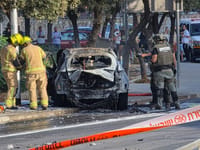 Scene of the explosion in Jerusalem