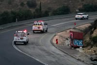 Ambulance in action. Illustration
