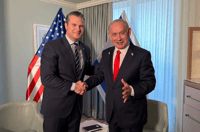 Netnayahu and Hegseth in a former meeting