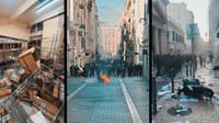 Destruction and looting in France