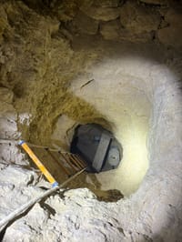 The underground shaft discovered in Hebron