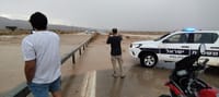 Flash floods in the Arava. Archive