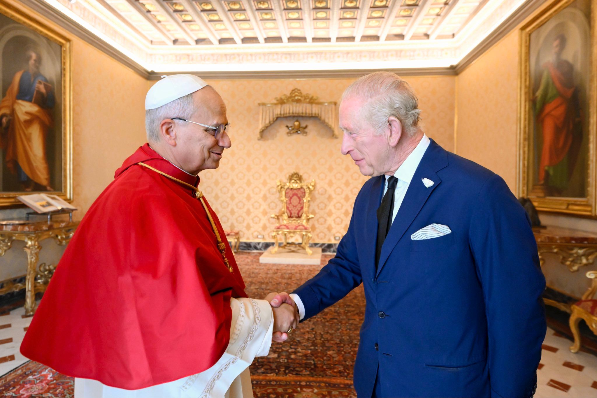 Pope Leo and King Charles III