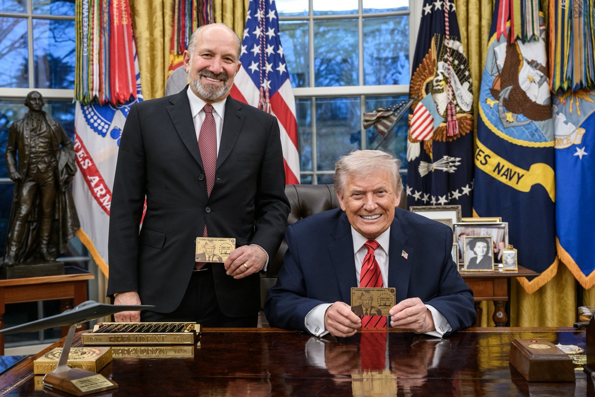 Lutnick and the President of the United States