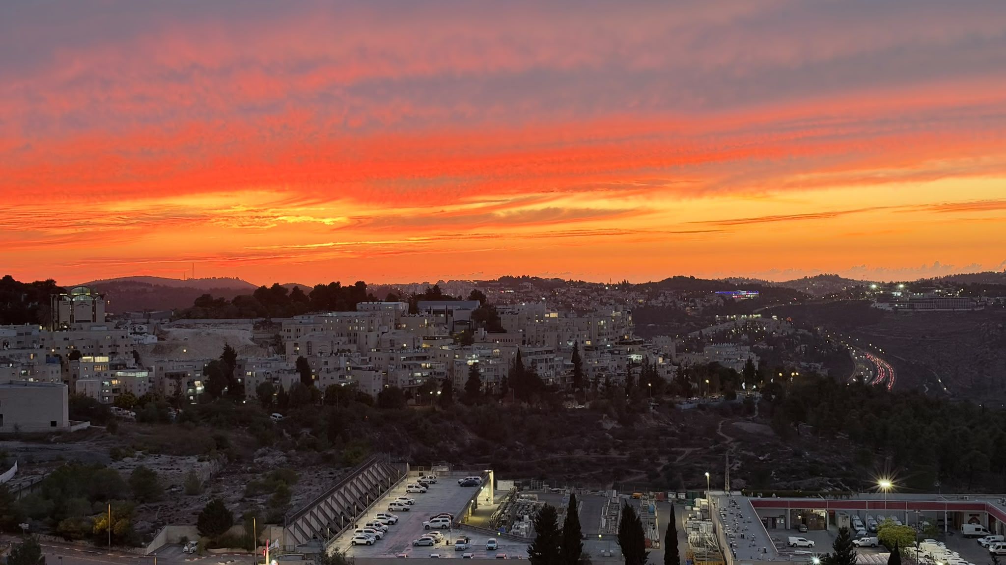 Monday evening's sunset. Photo: submitted