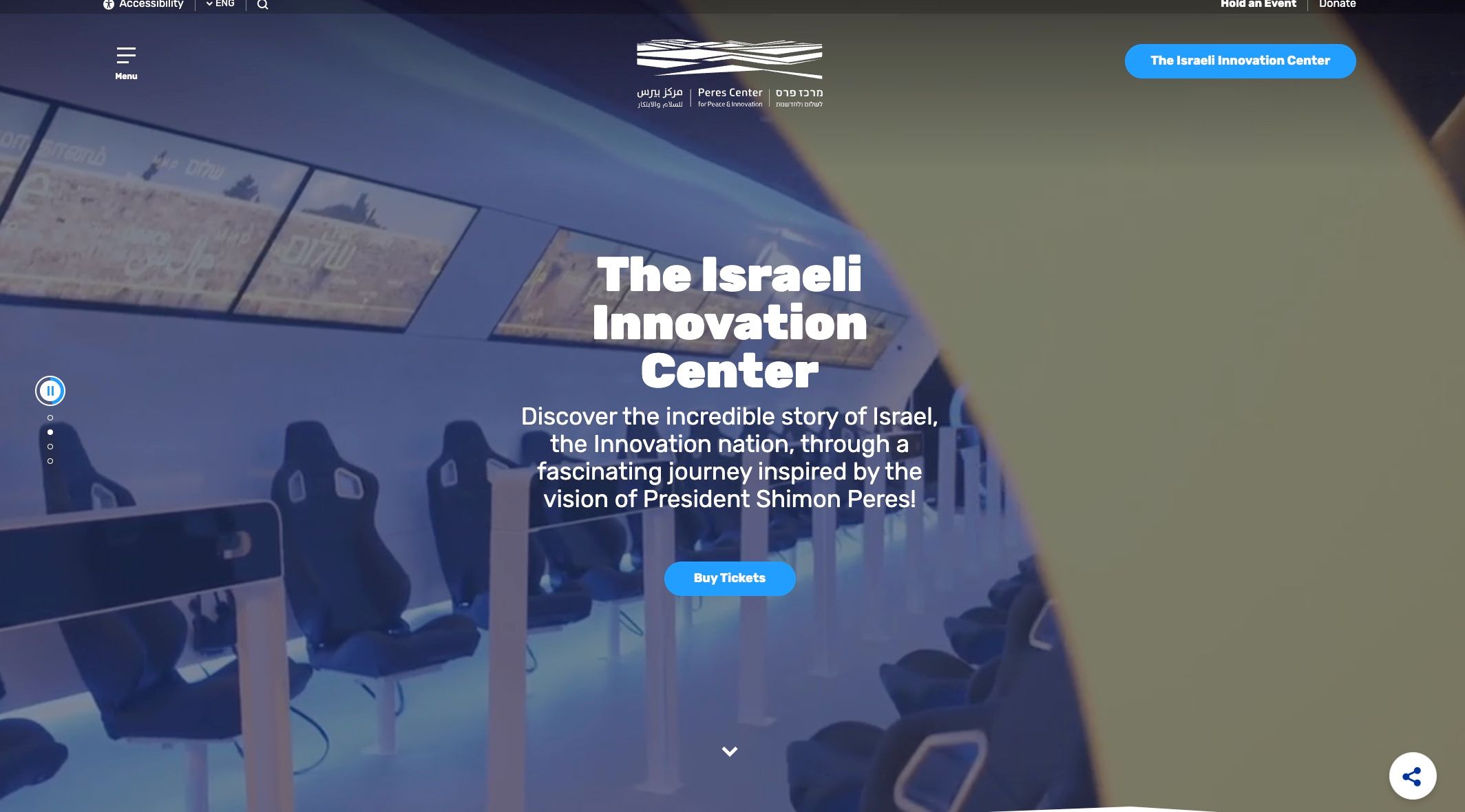 Some of these images will be displayed at the Shimon Peres Center for Peace and Innovation in Jaffa
