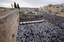 Prayer rally at the Western Wall