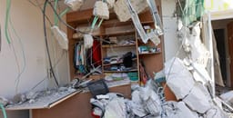 A Be'eri home after the attack.