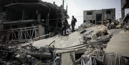 The ruins in Gaza