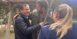 President Herzog and his son