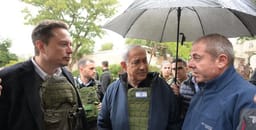 Netanyahu and Elon Musk in the Gaza envelope