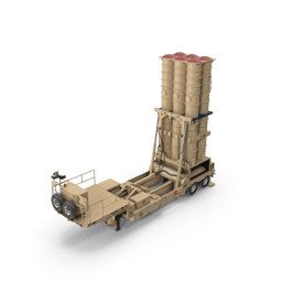 Arrow anti-missile missile setup.