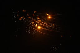 Iron Dome interception. Illustration.
