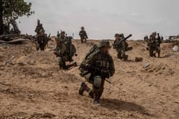 IDF forces in the Gaza Strip.