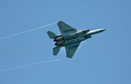 Israeli fighter plane. Illustration.