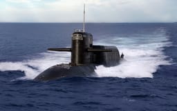 Submarine. Illustration.
