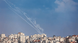 Missiles from Gaza