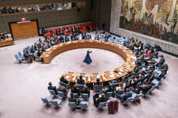 UN Security Council. Illustration.