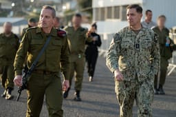 Deputy Commander of the U.S. Central Command, Admiral Brad Cooper visits Israel
