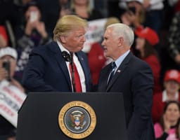 Mike Pence and Donald Trump