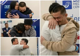 Thai hostages reunite with their loved ones