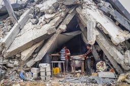 A store under the rubble.