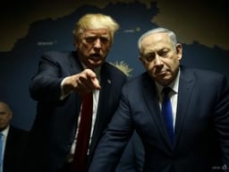Presidents Trump and Benjamin Netanyahu