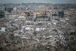 Jabalia, in the central Gaza Strip, February 5, 2025