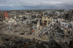 Ruins of southern Gaza.