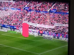 Anti-Israel banner at Spanish soccer match