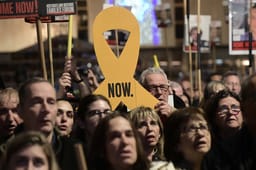 Protest for the hostages.