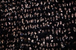 Ultra-Orthodox Jewish men in Jerusalem 