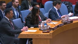 Noa Argamani speaks at the UN