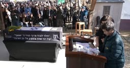 Yocheved Lifshitz eulogizes fallen husband Oded