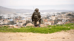 IDF soldier in Samaria