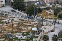 Ancient cemetery in Hebron