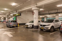 Car parking lot in Israel
