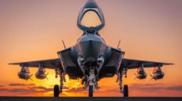 Fighter Jets Adir Aircraft F-35i landing in Israel