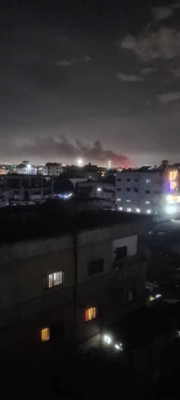 Air strike in Syria.