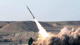 Houthi missile being fired