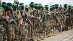 Hamas terrorists in Gaza