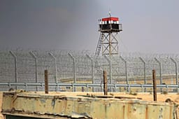 Egyptian position near Israel's border.